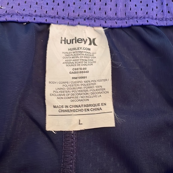 HURLEY Shorts Women’s Size Large - Picture 5 of 8